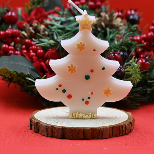 Handcrafted Christmas Tree Candle