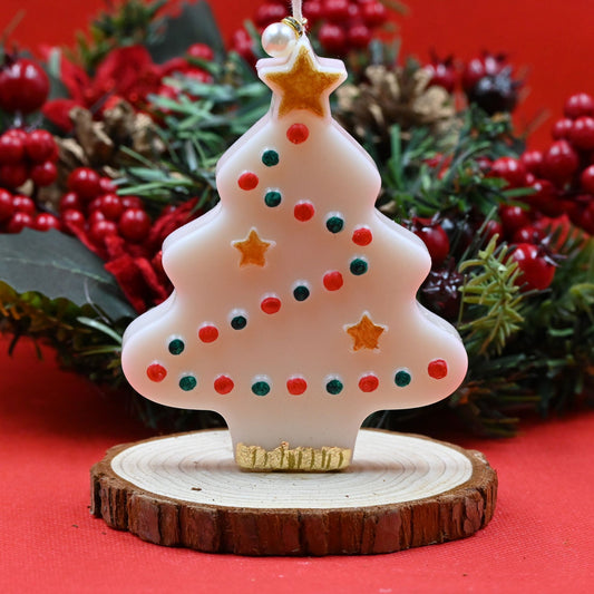 Handcrafted Christmas Tree Candle